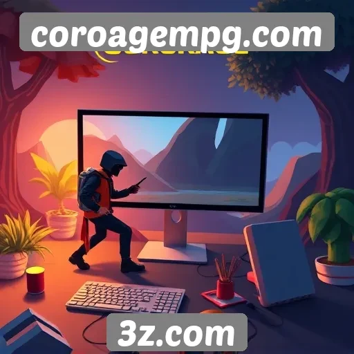 Navegando pela interface de usuário do site coroagempg.com